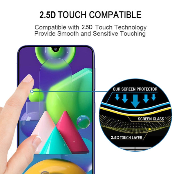 Skärmskydd - Samsung Galaxy A11 Heltäckande Glas Glasskydd Samsung A11