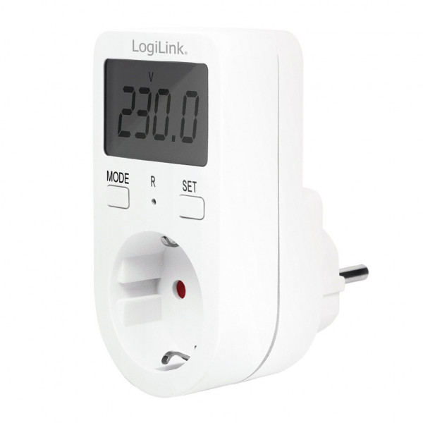 Energimätare med kostnadsberäkning LogiLink Elmät
