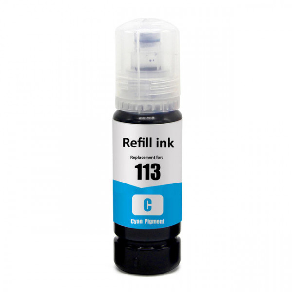 Epson 113 EcoTank Ersättningsbläck Refill Cyan