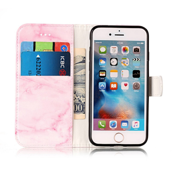 Fodral iPhone 8/7/6S/6/SE2020 - Rosa Marmor FD-i022