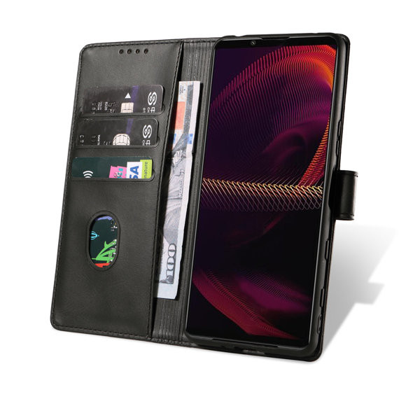 Skal Sony Xperia 1 III - Svart Elegant Magnetlås