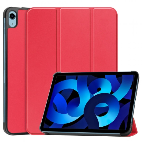 Fodral iPad 10.9 2022 (iPad 10) Tri-fold Röd 590332