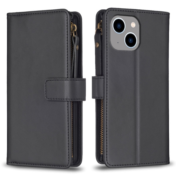 Fodral iPhone 14 PLUS - 9 kortplatser svart 101939