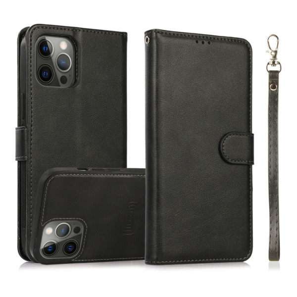 Fodral iPhone 16 Pro - Svart 2 i 1 Avtagbart skal 590369