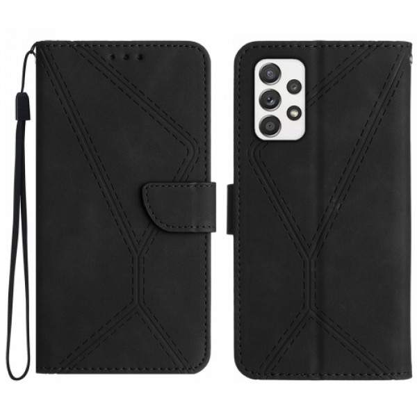 Fodral Samsung Galaxy A73 5G - Konstläder Svart 102112