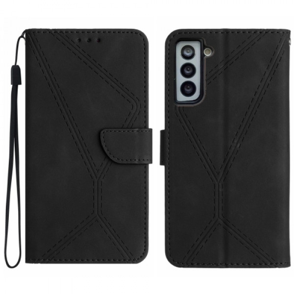 Fodral Samsung Galaxy S21 - Konstläder Svart
