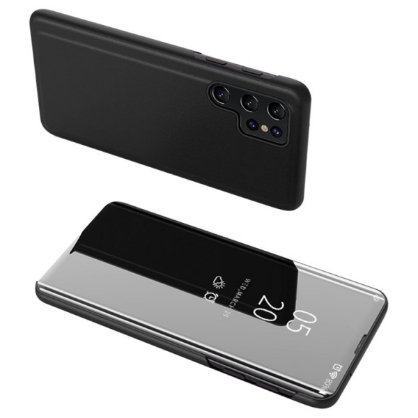 Fodral Samsung Galaxy S23 ULTRA - Clear View Svart 101440