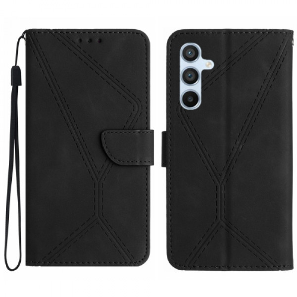 Fodral Samsung Galaxy S24 - Konstläder Svart 102399