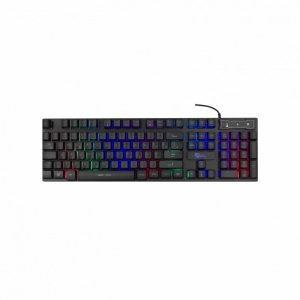 Gaming Tangentbord Mus Musmatta Headset Belgiskt GC-4104 COMANCHE-3/BE