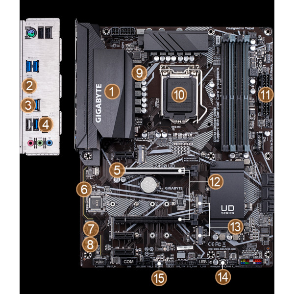 Moderkort Intel S1200