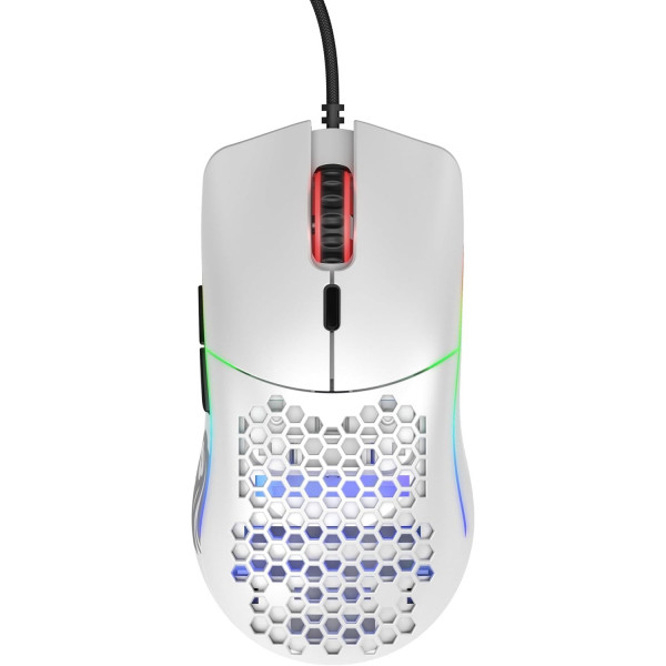 Mus - Glorious O Lätt 67g 12000dpi RGB Matt Vit GO-GWHITE