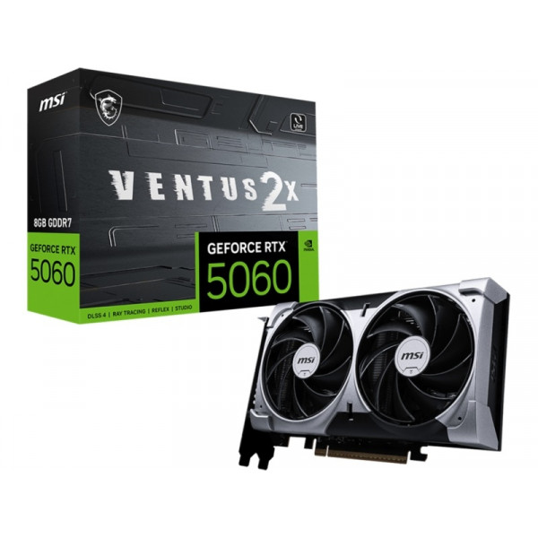 Grafikkort - RTX 5060 MSI VENTUS 2X OC 8GB GDDR7