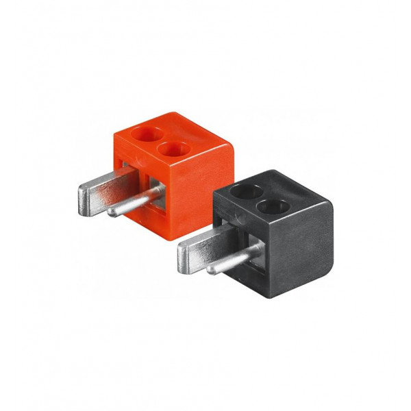 Högtalarkontakt DIN 2-pin med skruvanslutning