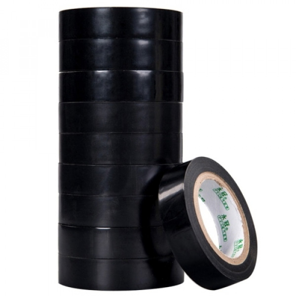 Eltejp 16mm 10m Svart