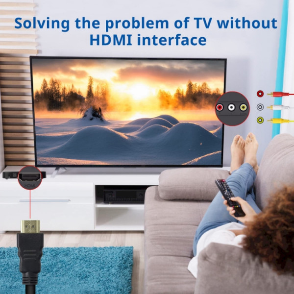 HDMI till RCA kabel för TV