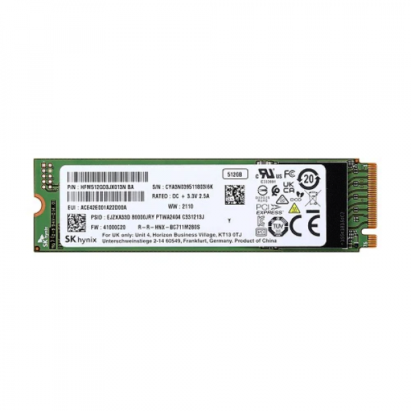 HFM512GD3JX013N SSD - M.2 512GB SK Hynix BC711 PCIe Gen 3 NVMe 2280