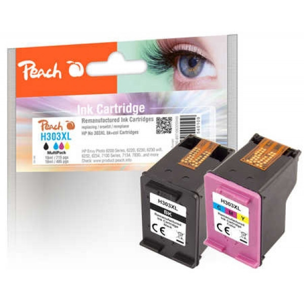 HP 303XL Svart + HP 303XL Färg Kompatibel