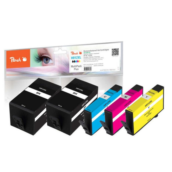 HP 912XL Multipack 2xBK/C/M/Y 5-pack Peach