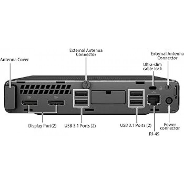 HP EliteDesk 800 G4 - 2YH17AV - HP Mini PC dator