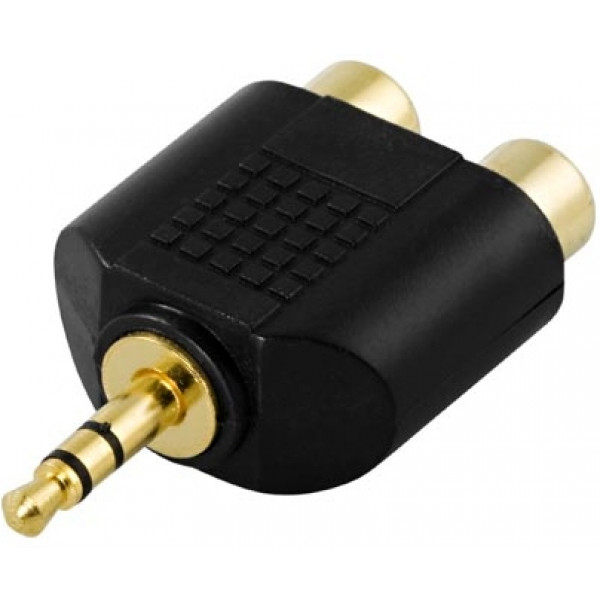 Audioadapter 3.5mm - RCA x 2 (ha-ho).