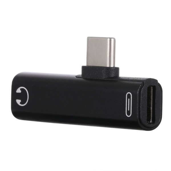 USB-C - USB-C + 3.5mm ljudadapter och laddning