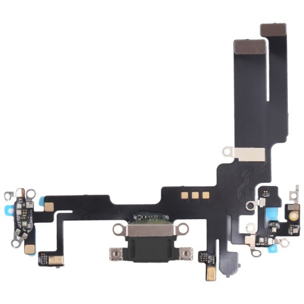 iPhone 14 Laddkontakt med flexkabel - Svart 821-03758