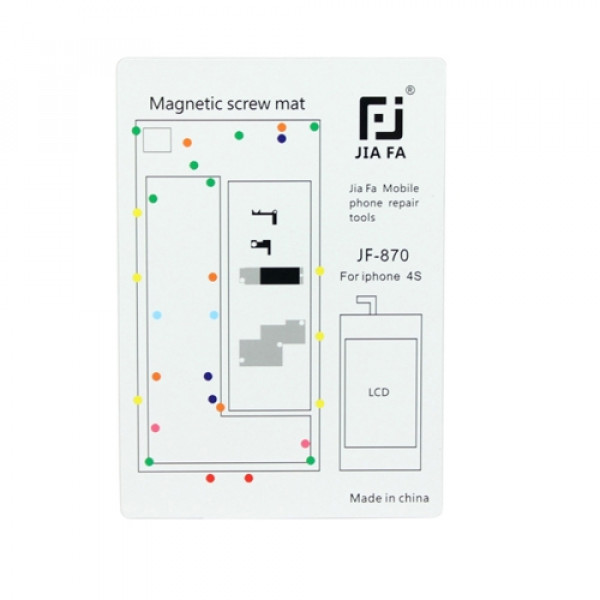 iPhone 4S Magnetisk skruvmatta med karta VK-SMi4S