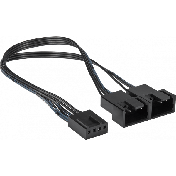 Kabel ström PWM-fläkt splitter x 2 AK-CBFASPLIT-8BK