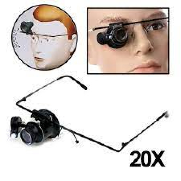 Klockreparation Förstoringsglas med LED ljus 20X VK-KL12