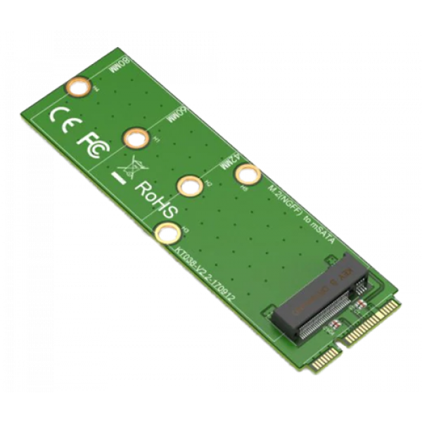 mSATA SSD - M.2 SSD adapter B-fattning KT038
