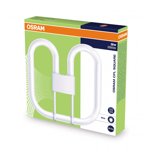 Lampa GR8 Osram CFL Square 28W 827 2-pin