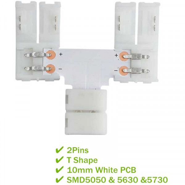 LED strömförgrening 2-pin T-kontakt SMD5050 220V 101635