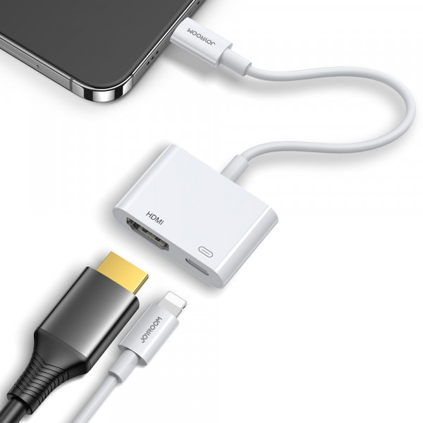 Lightning - HDMI + Litghtning laddning adapter LTH-002