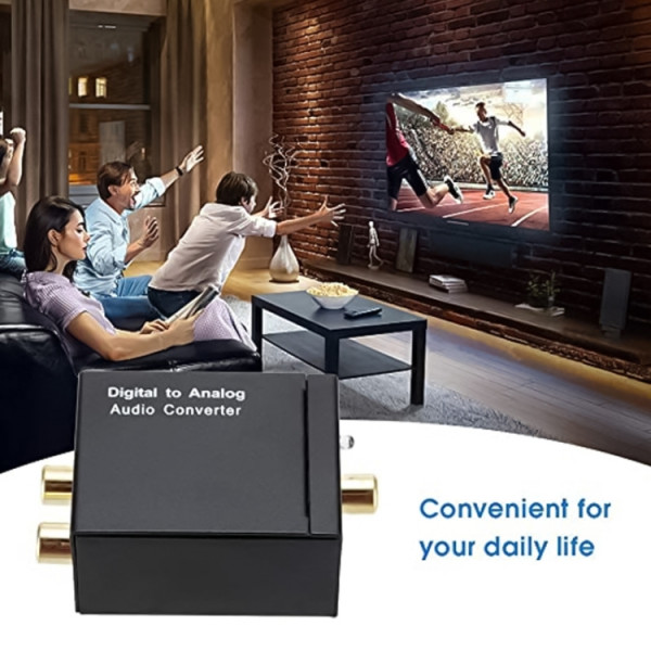 toslink optisk till RCA adapter konverter