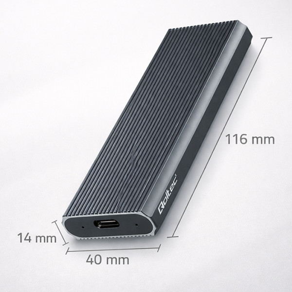 M.2 Kabinett NVMe liten