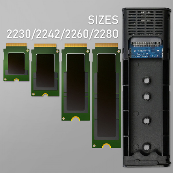 M.2 Kabinett NVMe universal