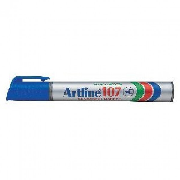 Märkpenna Artline 107 Permanent 1.5mm Rund Blå EK-107 BLUE