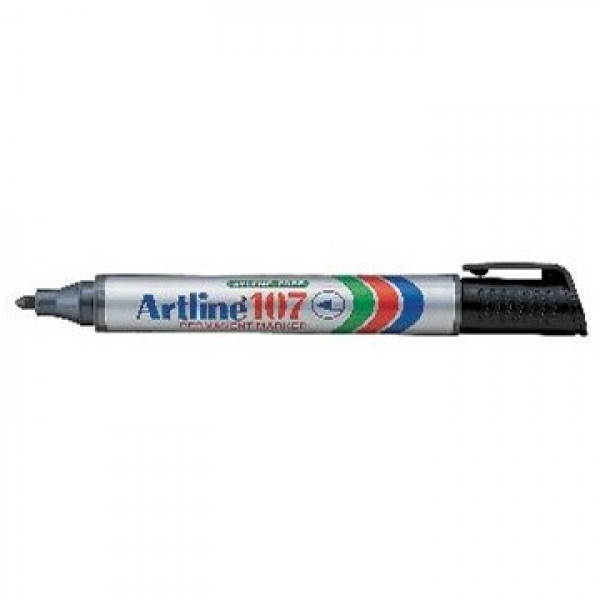 Märkpenna Artline 107 Permanent 1.5mm Rund Svart EK-107 BLACK