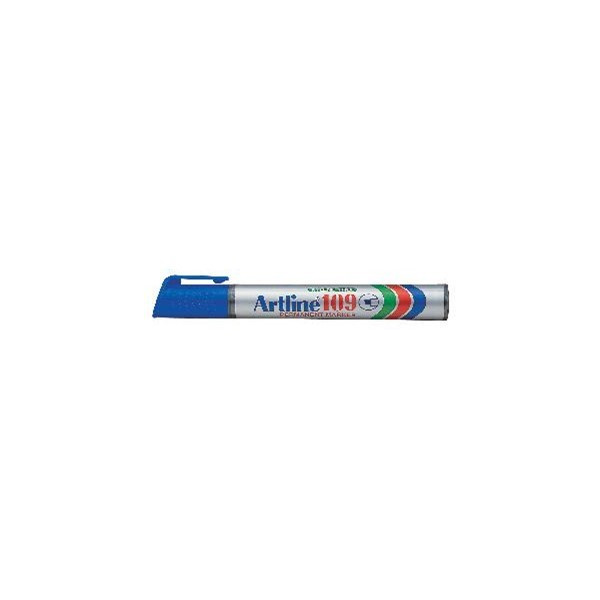 Märkpenna Artline 109 Permanent 5.0mm Skuren Blå EK-109 BLUE