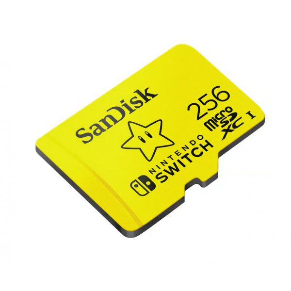 MicroSD - 256GB SanDisk MicroSDXC Nintendo Switch SDSQXAO-256G-GNCZN