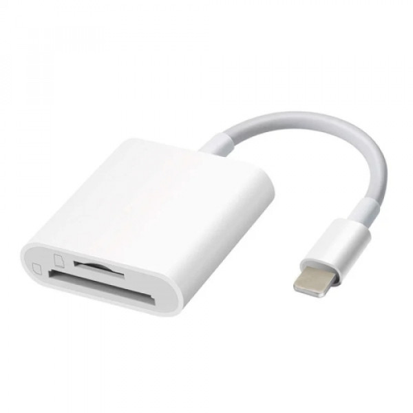 Minneskortläsare Lightning iPhone iPad SD MicroSD 102424