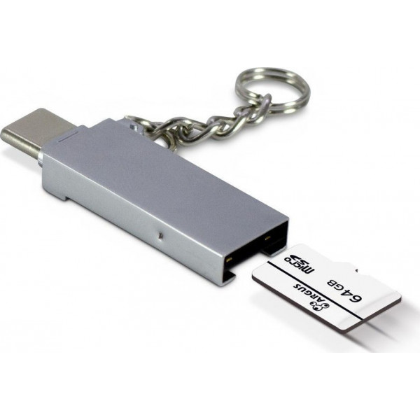 Kortläsare Typ C och USB A för micro SD kort