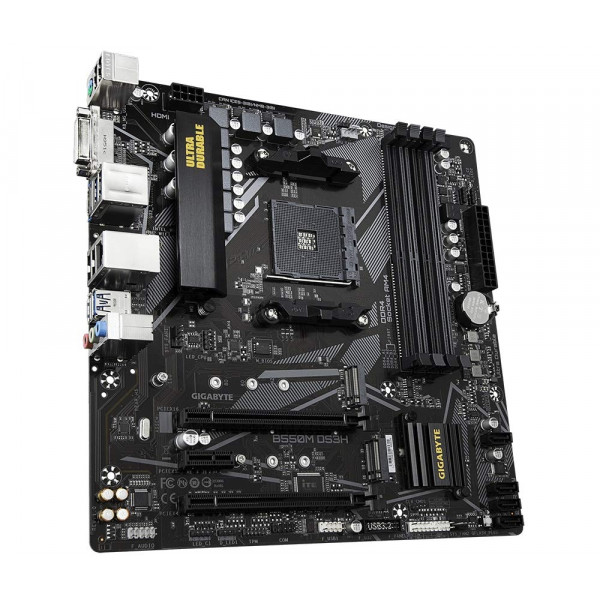 Moderkort - AM4 Gigabyte B550M DS3H AC WiFi 4xDDR4
