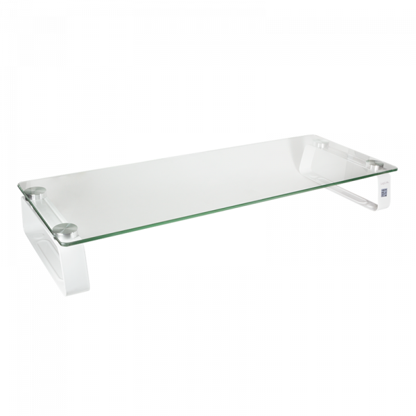 Monitorställ Bordshylla i glas och metall BP0027