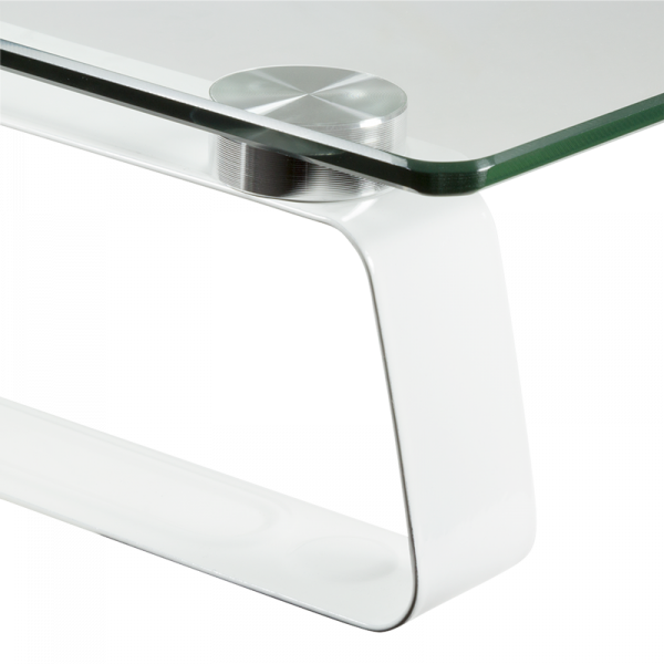Monitorställ Bordshylla i glas och metall BP0027