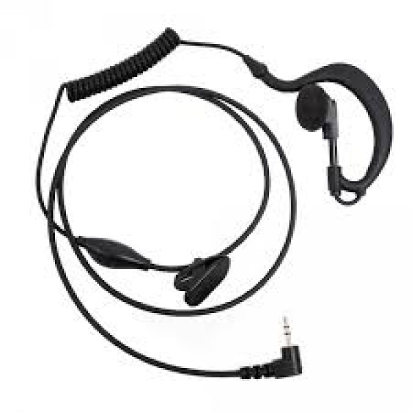 Headset - Ear Plug Pro Mono 2.5mm med spiral HS-0001