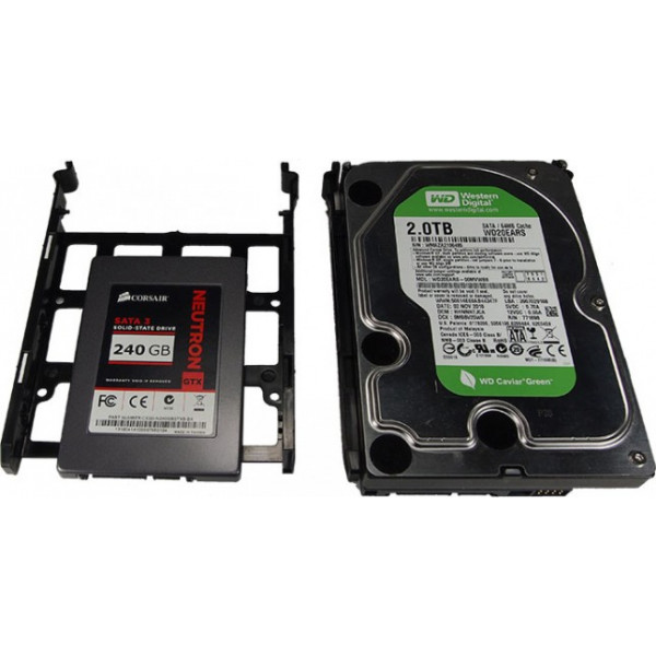 Monteringsram vagga för SSD och 2.5" och 3.5" Hårddisk