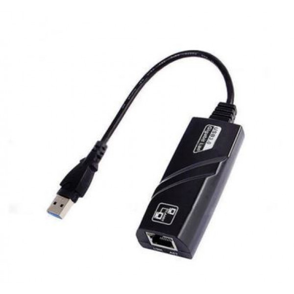 Nätverkskort USB 3.0 till RJ45 Gigabit svart 101707