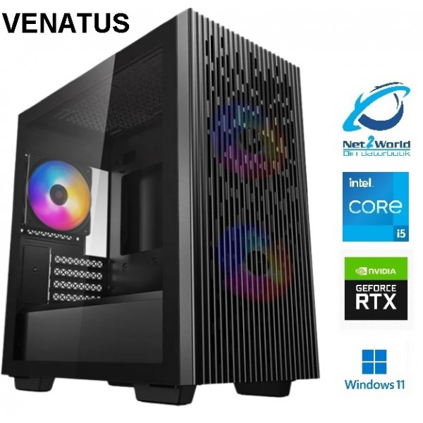 NET2WORLD VENATUS - RTX 5050 & Intel i5 GAMING PC