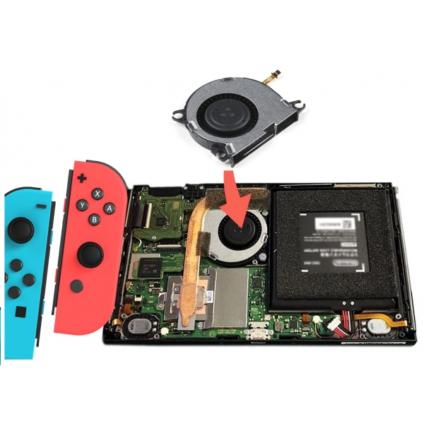 Nintendo Switch fläktbyte
